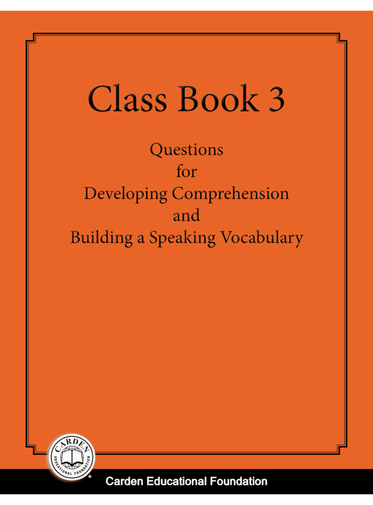 class-book-3-questions-for-developing-comprehension-and-building-a-speaking-vocabulary-the