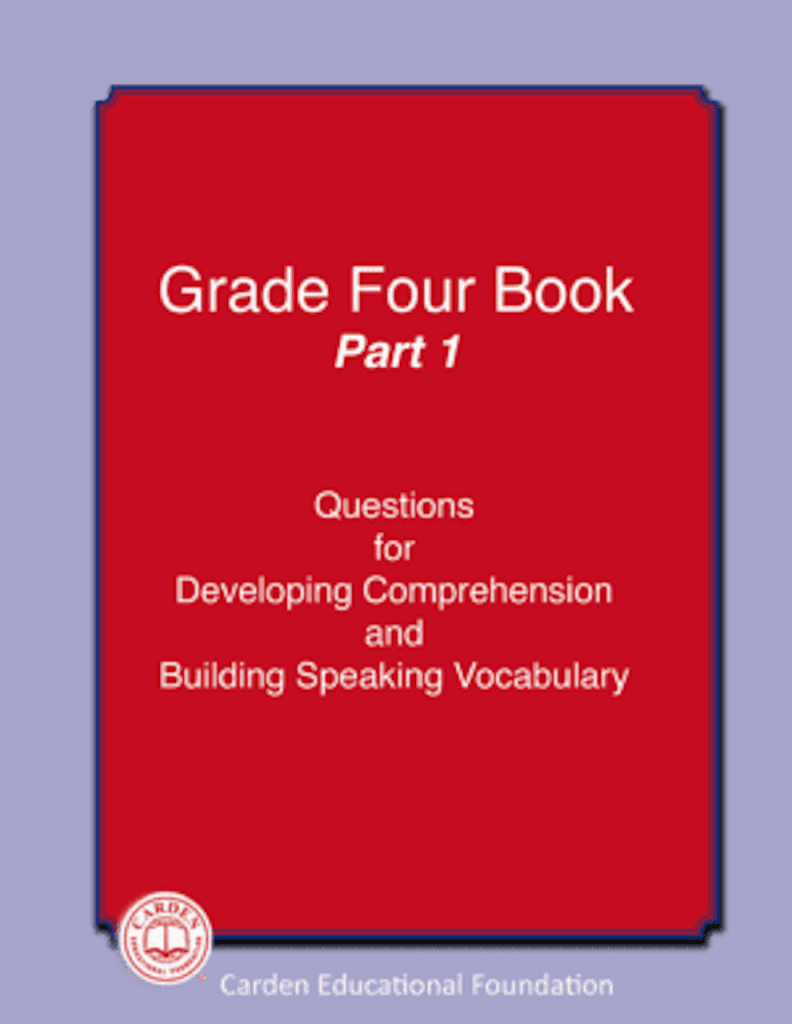 Grade 4 Part 1 Questions For Developing Comprehension And Building A