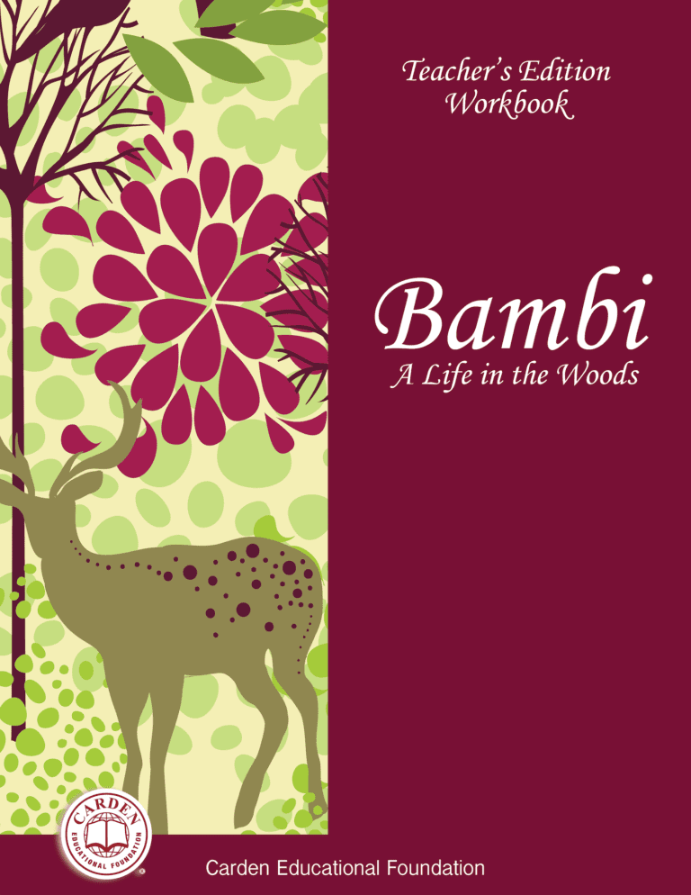 bambi a life in the woods book bambi a life in the woods book